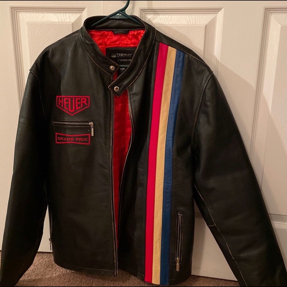 Vintage Grand Prix Leather Jacket